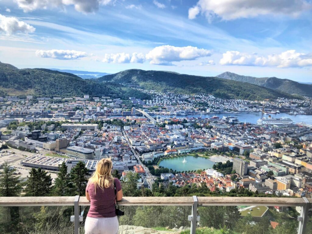 Visiter la Norvège - Norvège - Bergen - vue de haut - Voyage personnalisé
