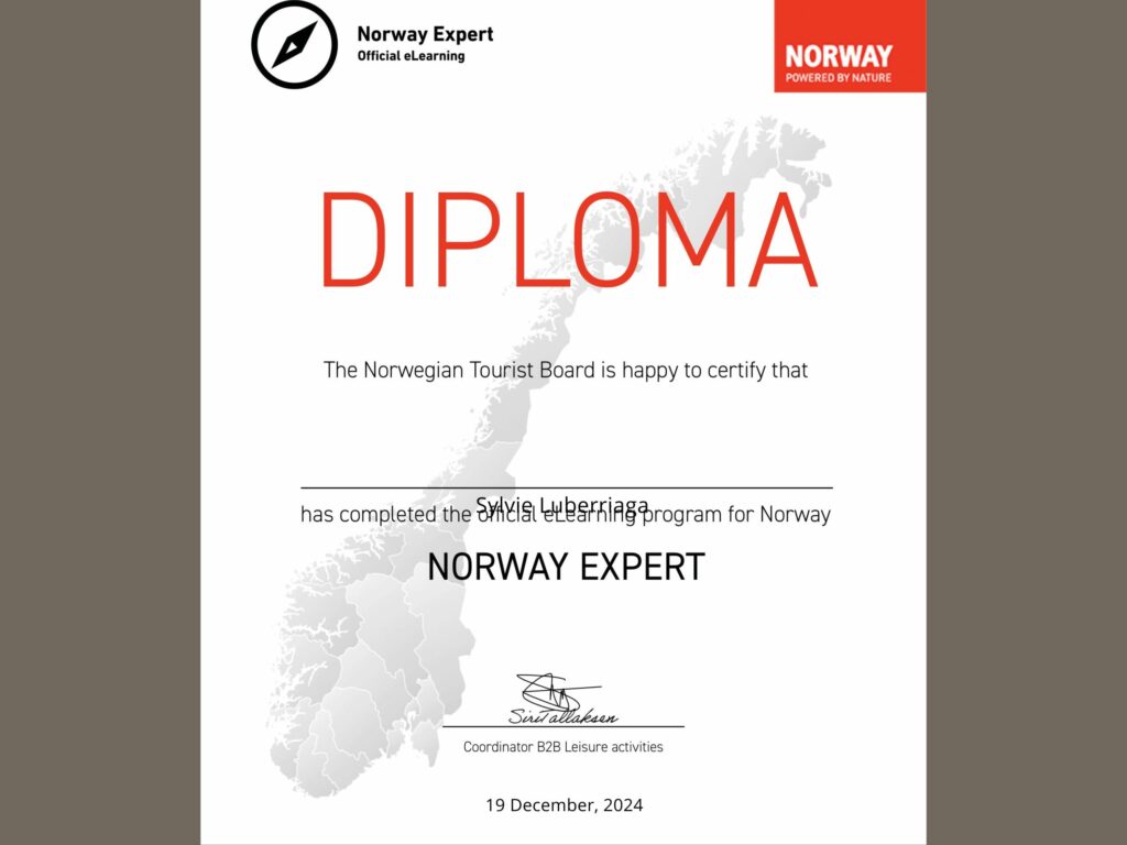 diplôme expert Norvège
